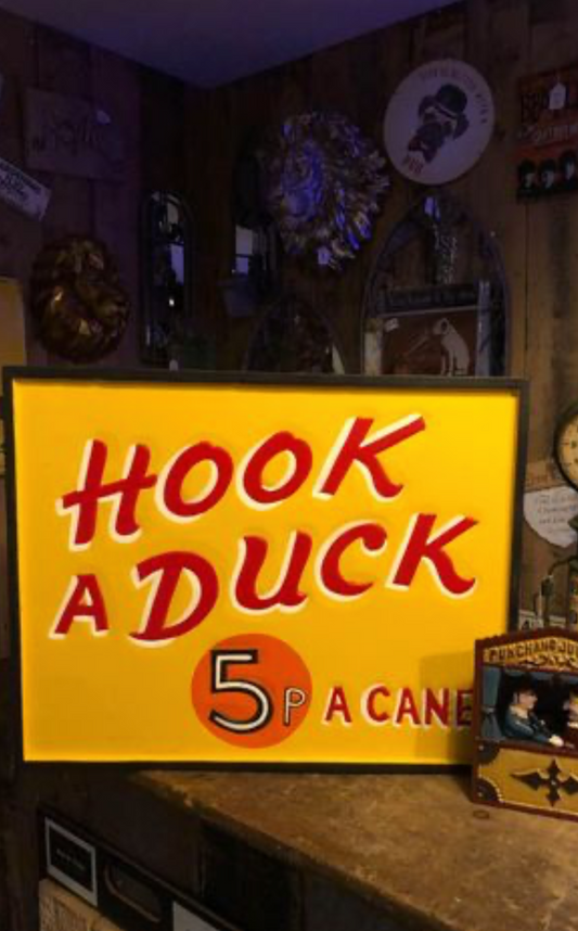 Hook A Duck Sign