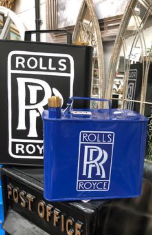 Rolls Royce Reproduction Novelty Can – Available in Blue and Black