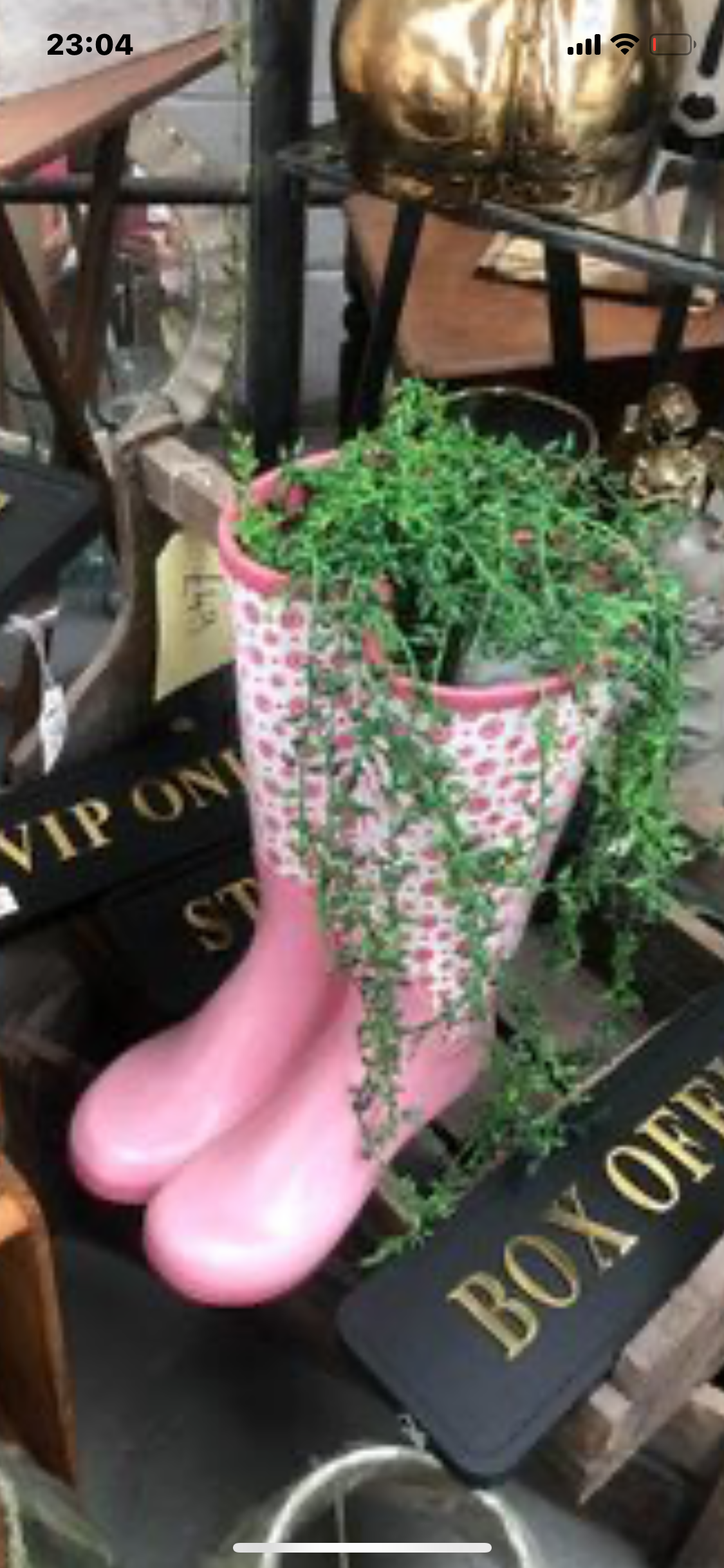 Wellington Boots Planter - Charming Resin Planter for Plants, Flowers, or Umbrellas | Sign of the times Stoke