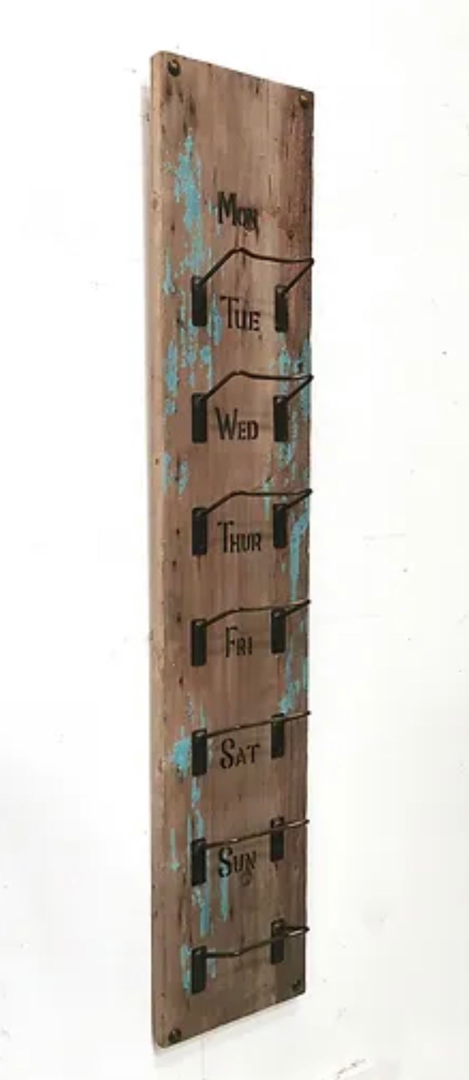 "Monday to Sunday" Wooden Wine Bottle Rack | Sign of the times Stoke