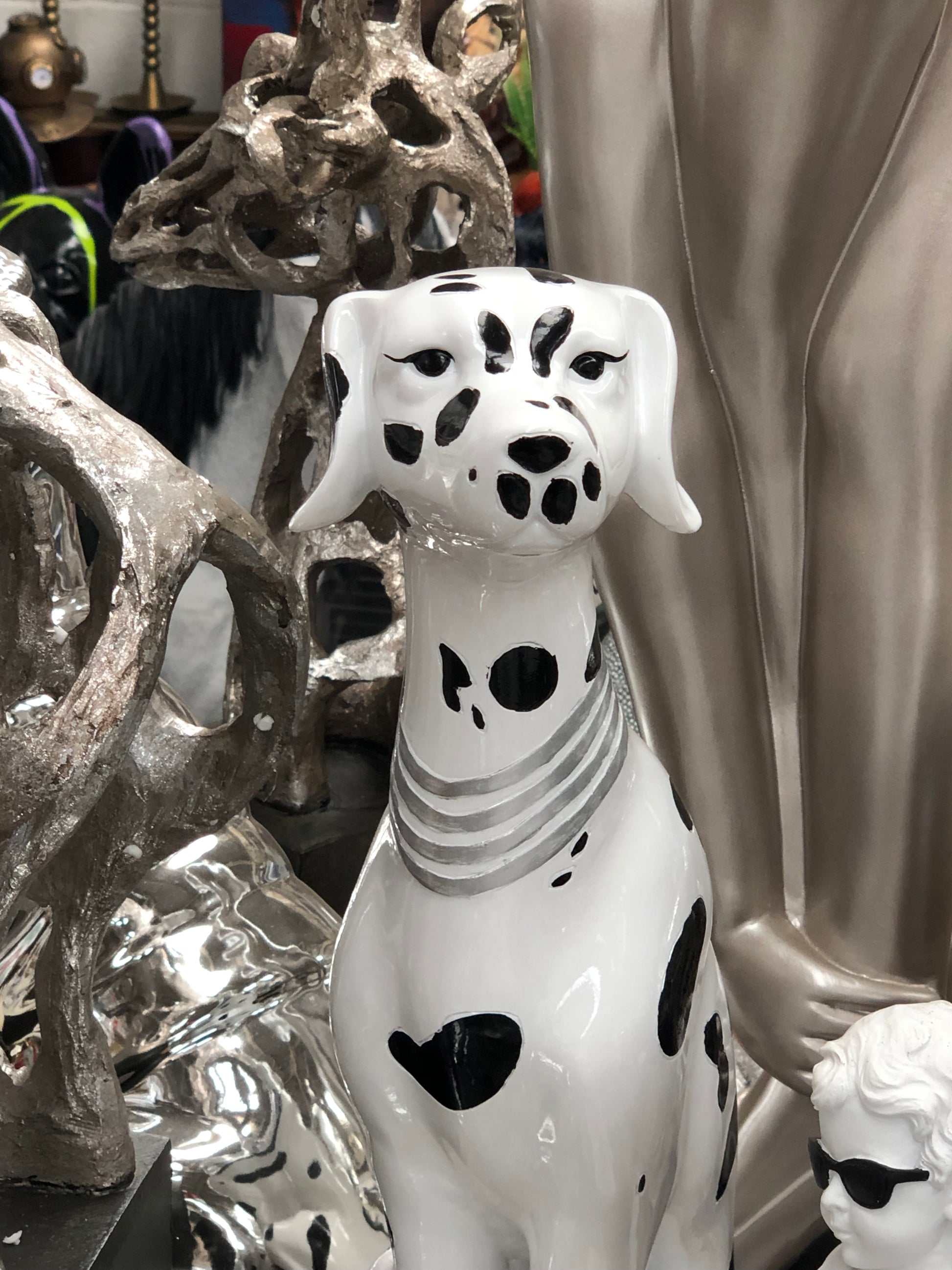 Dalmatian Ornament Elegant Resin Dalmatian Figurine Sign of the times Stoke