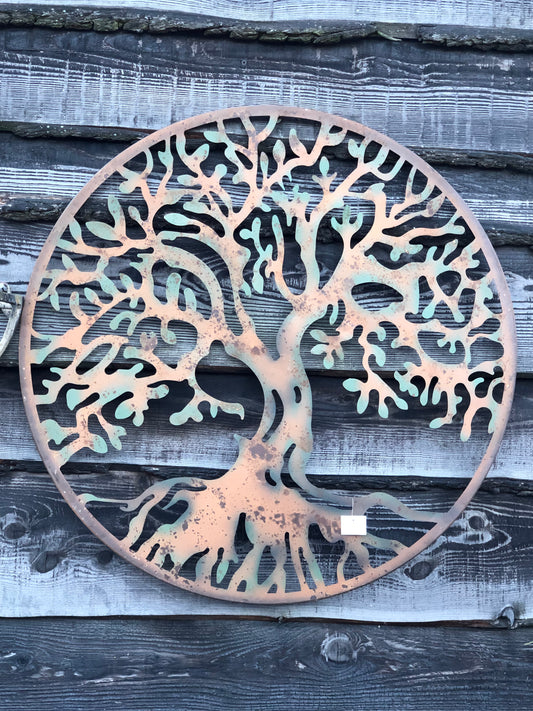 Large Metal Tree Wall Decoration - Elegant Indoor/Outdoor Wall Art | Sign of the times Stoke